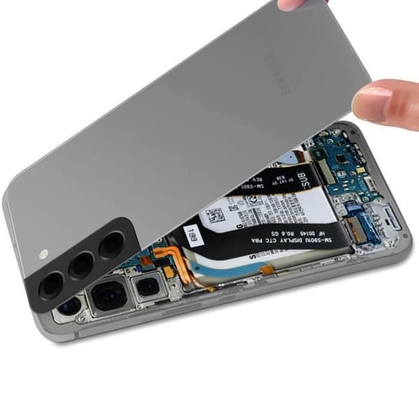 Batteri Cache - SAMSUNG - Galaxy S22 Plus - Grå - Förenklad installation