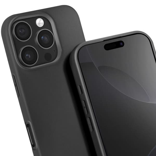 Coque - Snodd - iPhone 16 Pro Max - Semi Hård - Soft Touch - Justerbar Nylon Snodd