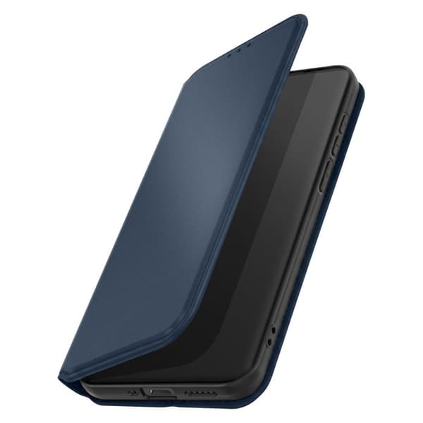 Fodral med lock för Xiaomi Redmi Note 14 Pro / 14 Pro Plus Classic Edition Mörkblå
