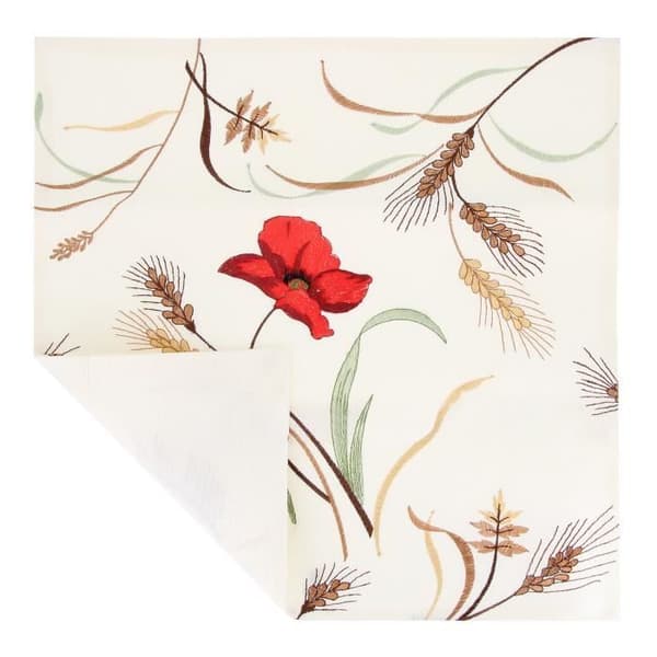 Kuddfodral - 2-pack - 40x40 cm - Broderad - Elegans Chic - Beige