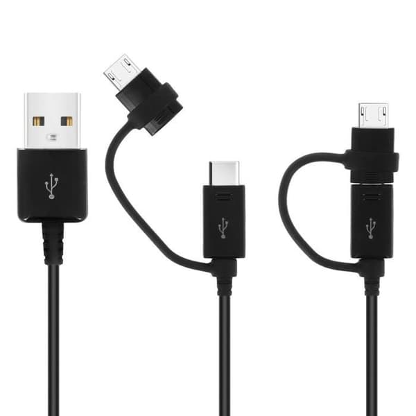 Kabel - SAMSUNG - Micro-USB / USB typ-C - 1.5m - Snabbladdning - Dataöverföring
