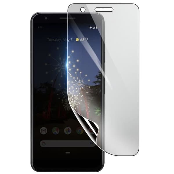 Skärmskydd - 3MK - Google Pixel 3A - Hydrogel Stöttålig - Transparent - Repåtsresistent
