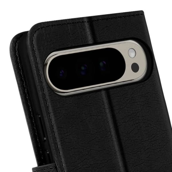 Smartphonefodral - Google - Pixel 9 Pro XL - Svart - Plånbok - Videostöd