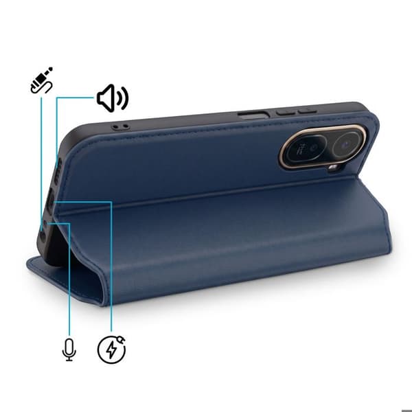Fodral för Xiaomi Redmi A7 Pro Plånbok med Videostöd Blå
