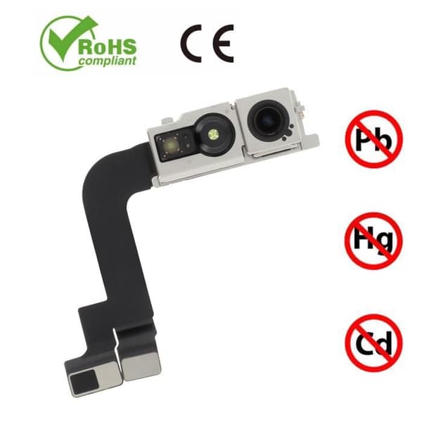 Framkamera - RELIFE - iPhone 15 Pro Max - Selfie-sensor 12MP - Svart
