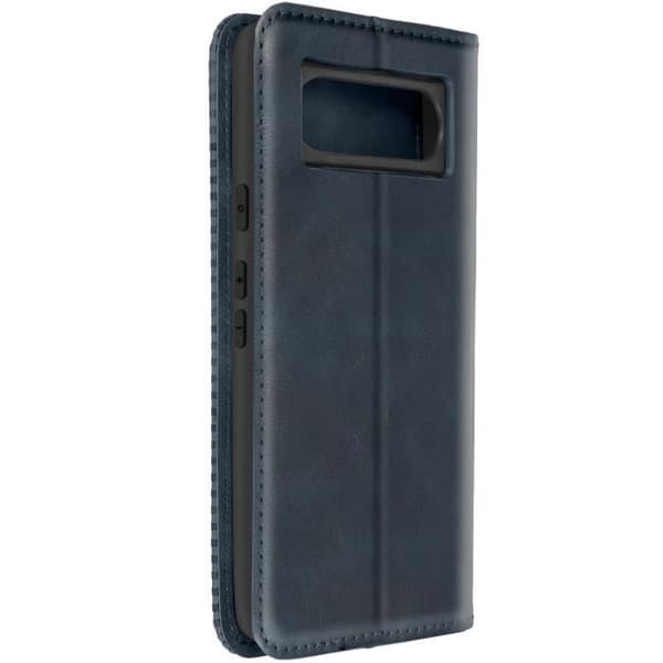 Google Pixel 8 plånboksfodral Checkerboard Pattern Geo Collection Midnight Blue