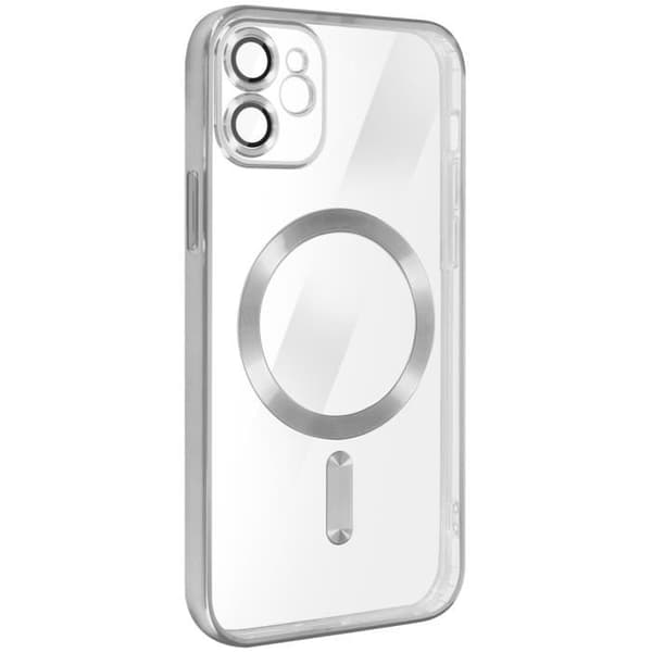 Coque MagSafe - Apple - iPhone 11 - Silikon - Silver - Mjuk