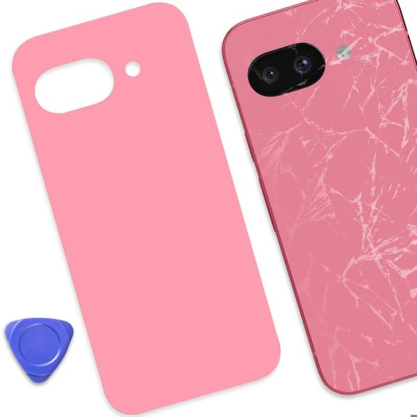 Ersättnings baksida för Google Pixel 9A Rosa