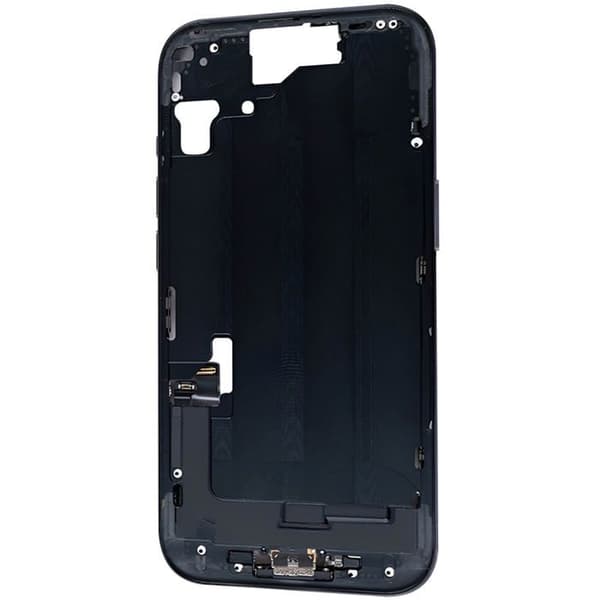 Centralskydd för iPhone 15 Svart Ersättningsram