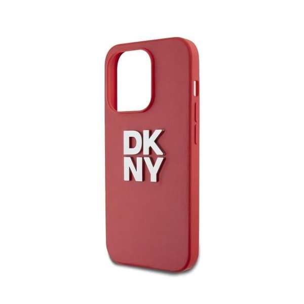 Coque - iPhone 14 Pro - Röd - Handledsrem - Metalliserad Logotyp
