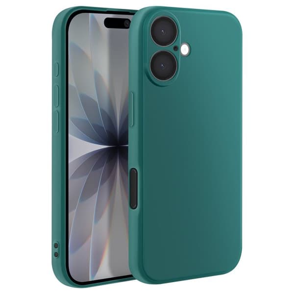 Siliconfodral för iPhone 17 i Mörkgrön Ultra Resistenta