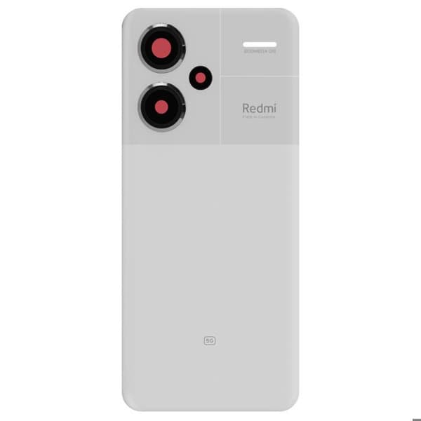 Baksideskydd - Xiaomi - Redmi Note 13 Pro Plus - Original - Vit - Förenklad installation
