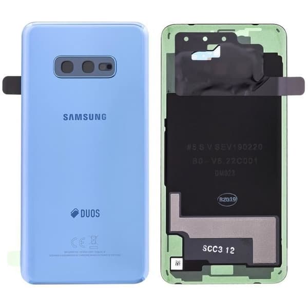 Batteri cache - Samsung - Galaxy S10e - Original - Bakfönster - Blå
