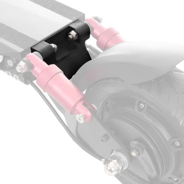 Bakre block för Zero 8 V1 scooter Original Zero ram svart