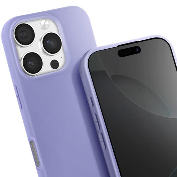 Coque Cordon Semi Rigid Soft touch för iPhone 16 Pro Lavendel