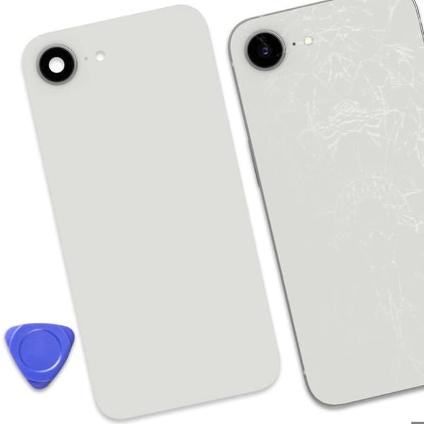 Ersättningsbaksida för iPhone 16 vit