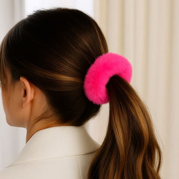 Chouchou - AVIZAR - Klassisk - Fjäderfoder - Hallonrosa - För Kvinna