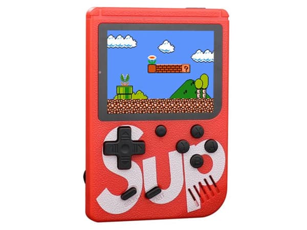 Konsol emulator - AVIZAR - Modell Sup - 400 spel - Multiplayer kontroll - Röd