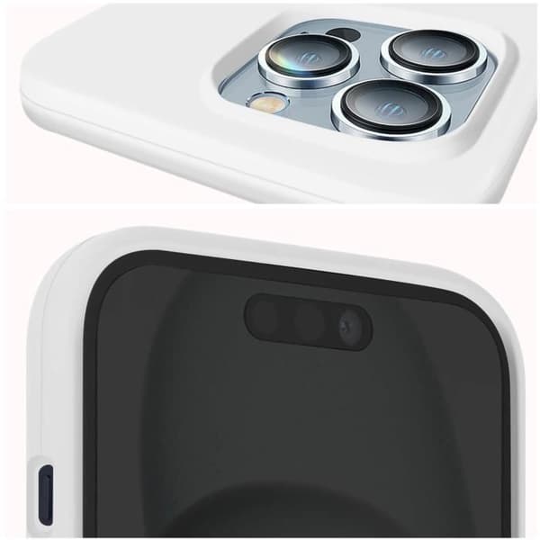 Mobilskal - Moxie - iPhone 15 Pro Max - Semi-rigid - Microfiberni inside - Vit