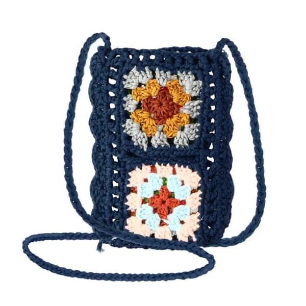 Sock Case - WavePocket - Hollow Woven - Colorful Patterns - Soft - Blue