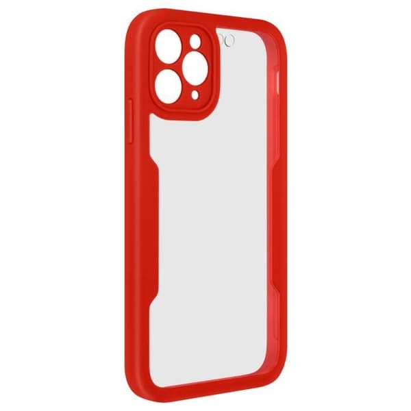 Coque iPhone 11 Pro - Apple - Stöttålig - Plexiglas - Polymer - Röd