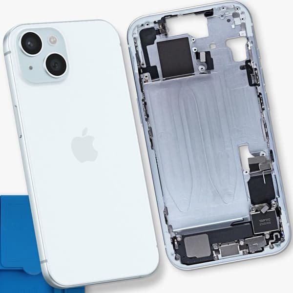 Centralt Chassi - AVIZAR - iPhone 15 - Blå - Precisionsjustering - Komponentsupport