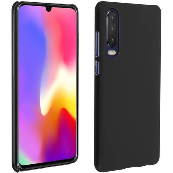 Coque Huawei - P30 - Stötsäker - Hård - Soft Touch - Mattsvart