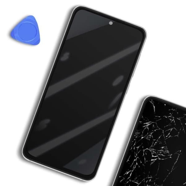 LCD-skärm - Xiaomi - Redmi Note 13 Pro Plus - Förmonterad Touchscreen - Vit Chassi - Lätt installation