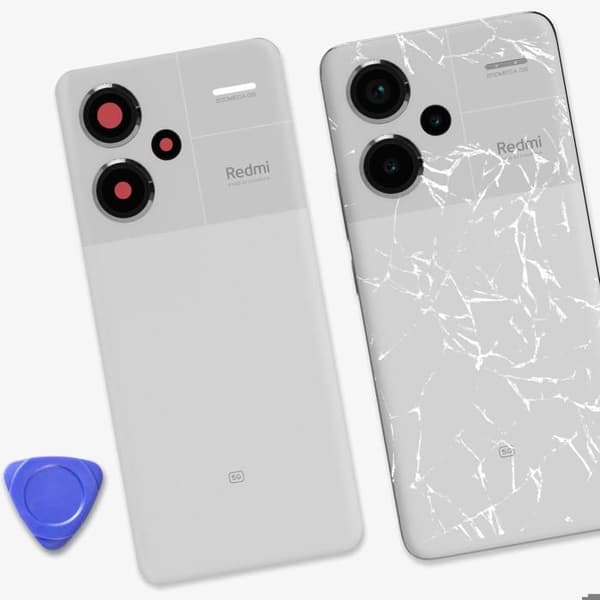 Baksideskydd - Xiaomi - Redmi Note 13 Pro Plus - Original - Vit - Förenklad installation