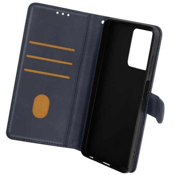 Fodral för HMD Pulse Pro Handledsrem Flip Wallet Stand Midnight Blue
