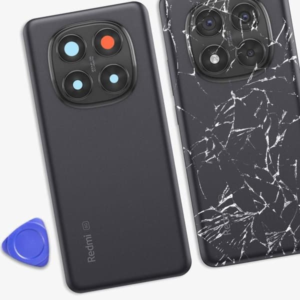 Batteri Cache för Redmi Note 14 Pro 5G Kompatibel Svart