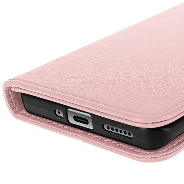 Plånboksfodral - Xiaomi - Redmi Note 14 Pro/Pro Plus - Roséguld - Stöd - Magnetisk