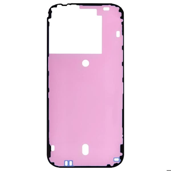 Bakre glaslim för iPhone 16 Pro, kompatibel för byte, rosa