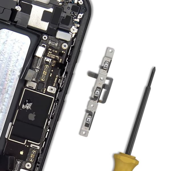 Ersättningsvolymknapp för iPhone 16 i Grå