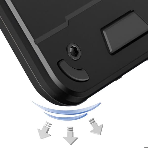 Skyddsfodral för Redmi Note 15 Pro Plus med svart magnetring