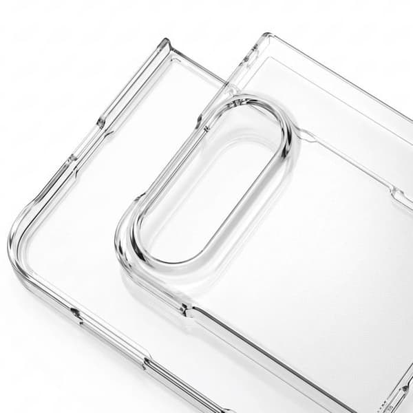 iPhone-fodral Duo Hård Fällbar Hög Skydd Stötsäker Transparent