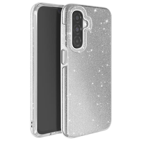 Glittrande Stöttålig Mobilskal för Samsung Galaxy A26 Silver