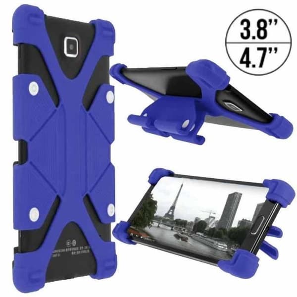 Universal Shockproof Case videostöd Blue for Qilive 4