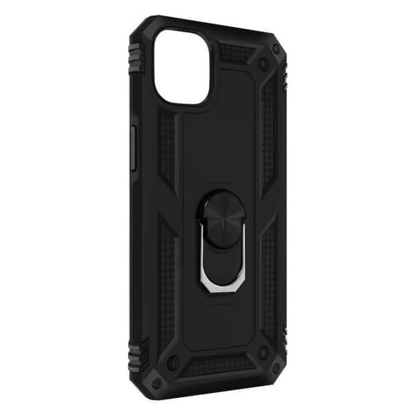 Skydd för iPhone 15 Plus - AVIZAR - ArmoRing - Stötsäker - Rotationsring - Magnetisk
