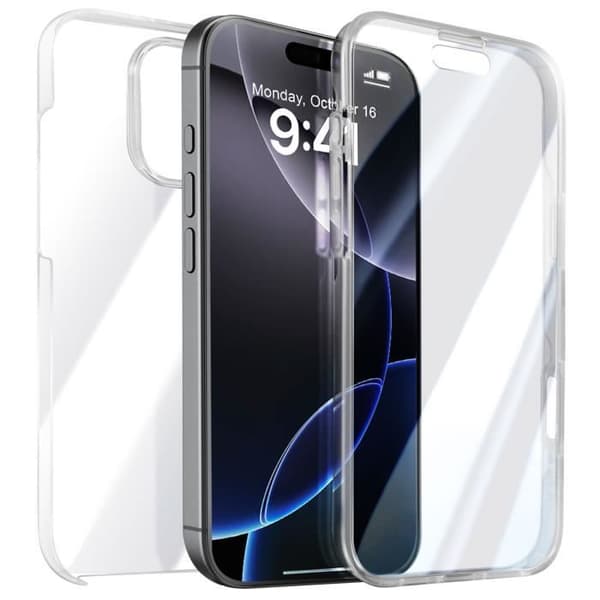 Fodral - AVIZAR - iPhone 16 Pro Max - Transparent - Hård - Slät