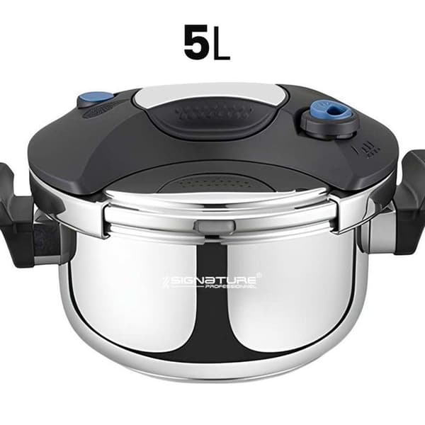 Tryckkokare - ROSENBERG - 5L - Rostfritt stål - Non-stick - Säkerhetsventil