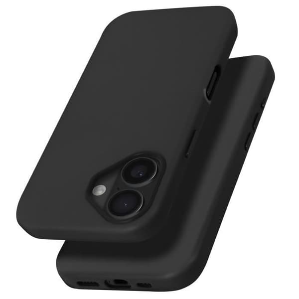 Coque - MagSafe - iPhone 16 - Vegansk Läder - Skydd mot Rep - Mikrofiberfoder