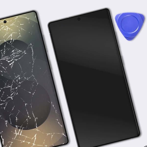 Helskärm - AVIZAR - Galaxy S25 Ultra - OLED-panel - Touchscreen - Silverchassi