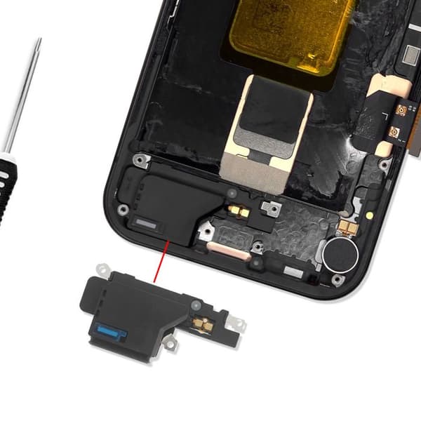 Ersättningshögtalare för Google Pixel 9a Svart