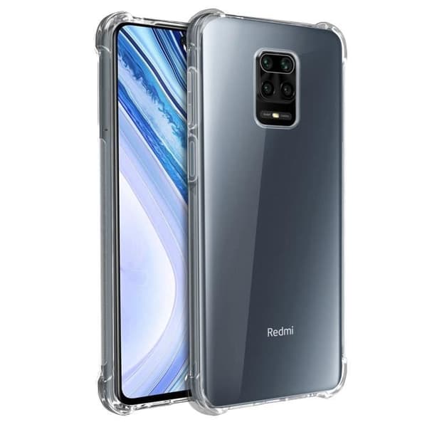 Coque - Akashi - Redmi Note 9S / 9 Pro / 9 Pro Max - Flexibel - Stötsäker - Transparent Vit