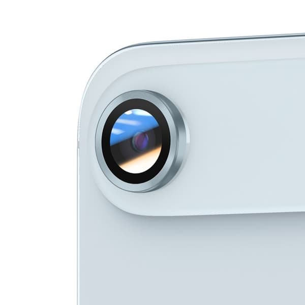 Skyblue för iPhone Air med förstärkt kant.