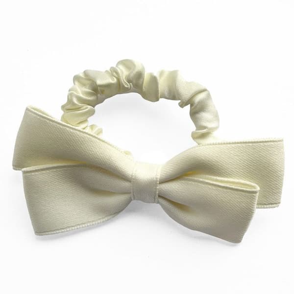 Chouchou - AVIZAR - Fluga - Satin - Vit - Elegant