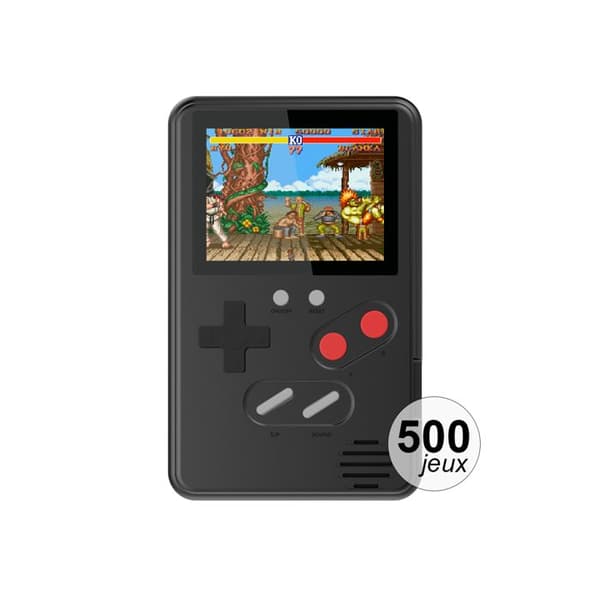 Konsol emulator 500 spel Modell Slim - Svart