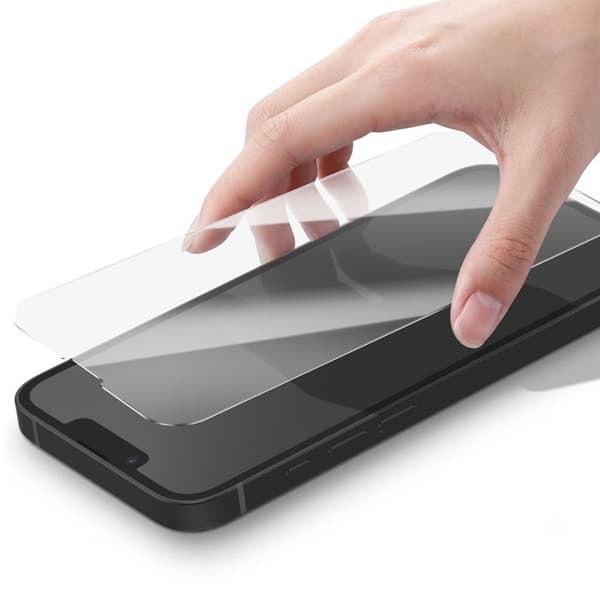 Härdat glas för iPhone 16e, rep- och stötresistent, Mayaxess, transparent