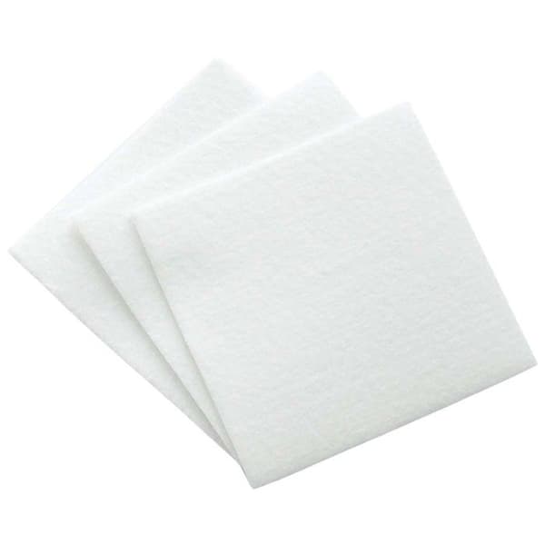 Pack med 100 Mikrofiberdukar Basic CLO1 10x10 cm Antidamm 2UUL Vit